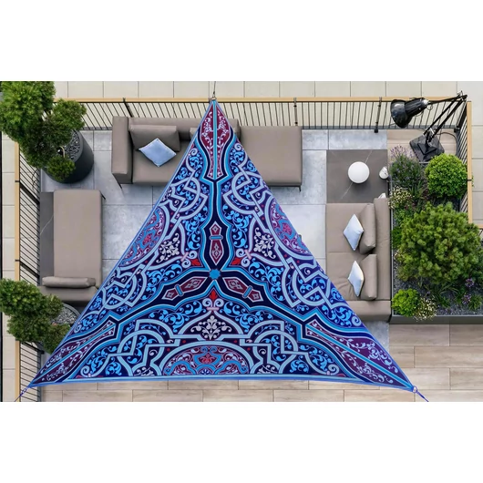 Arabesque 11 dizájner napvitorla 3m*3m háromszög