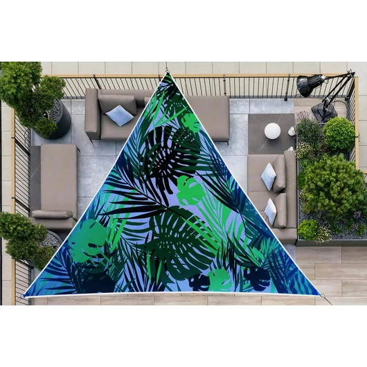 Jungle Green dizájner napvitorla 3m*3m háromszög