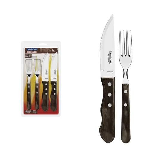TRAMONTINA JUMBO STEAK EVŐESZKÖZKÉSZLET (4 DB)